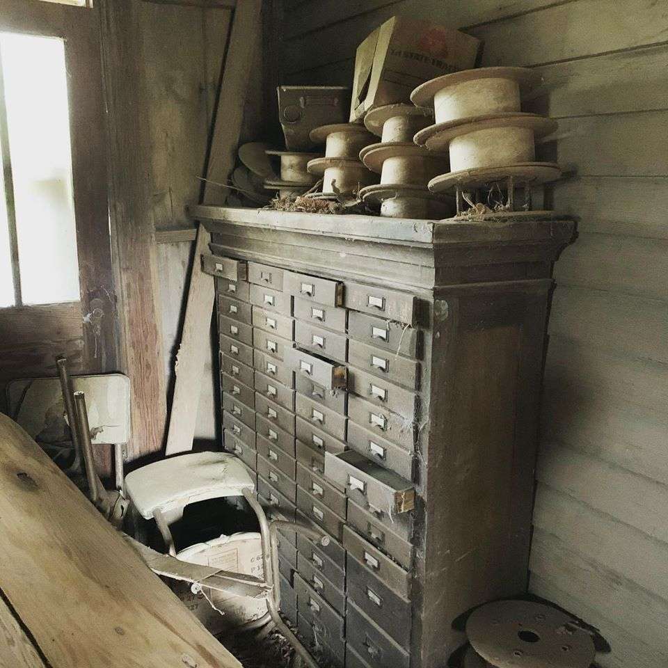 How we refurbished this vintage hardware cabinet.