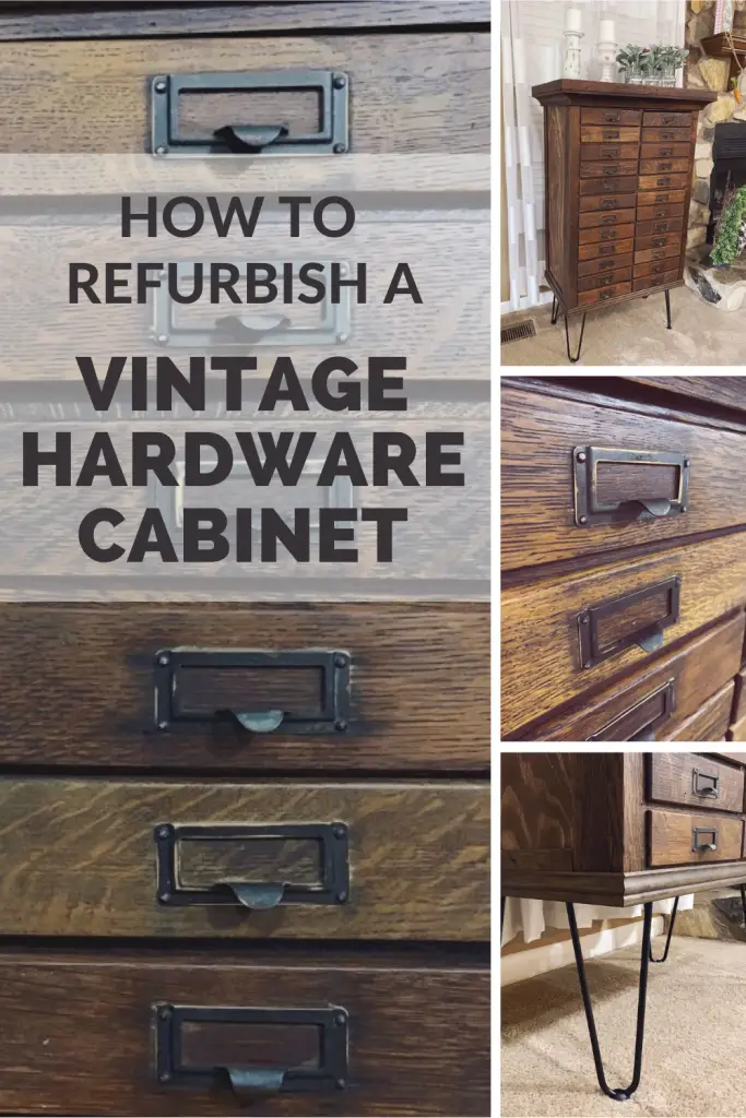 How to Refurbish a Vintage Hardware Cabinet | Finding Mandee