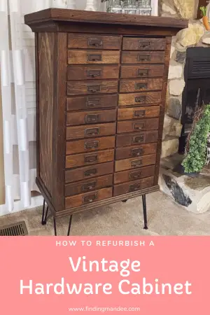 How to Refurbish a Vintage Hardware Cabinet | Finding Mandee