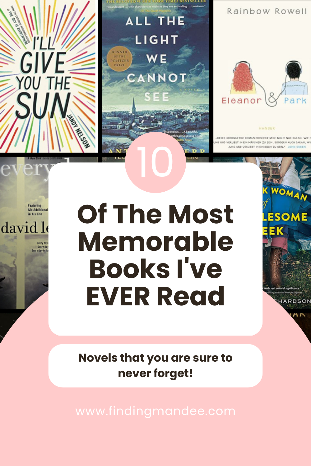 10 Of the Most Memorable Books I've Ever Read | Finding Mandee