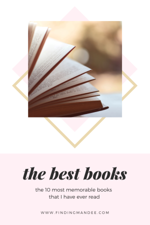 The Most Memorable Books I've Ever Read | Finding Mandee