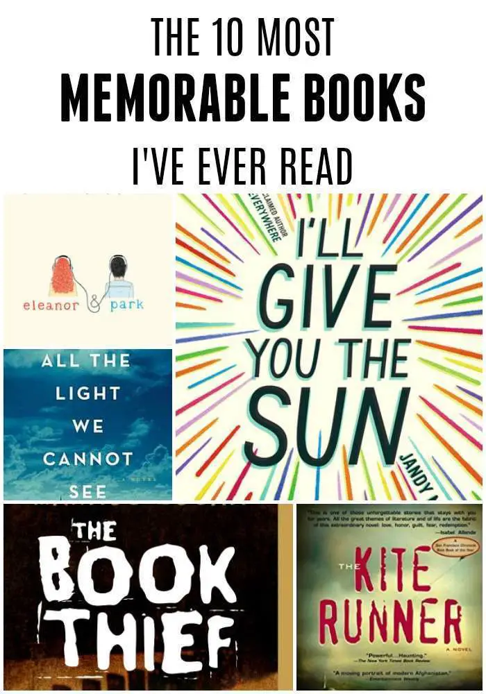 The 10 Most Memorable Books I've Ever Read | Finding Mandee