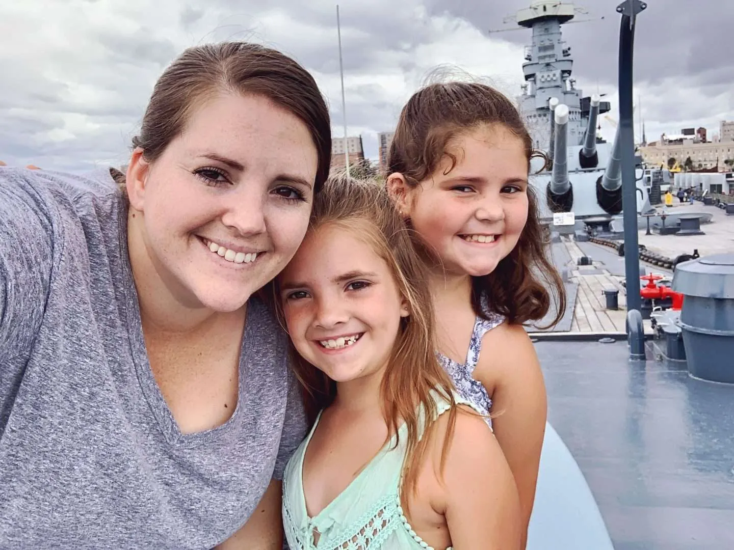 Our visit to Wilmington, NC included a visit to the battleship.