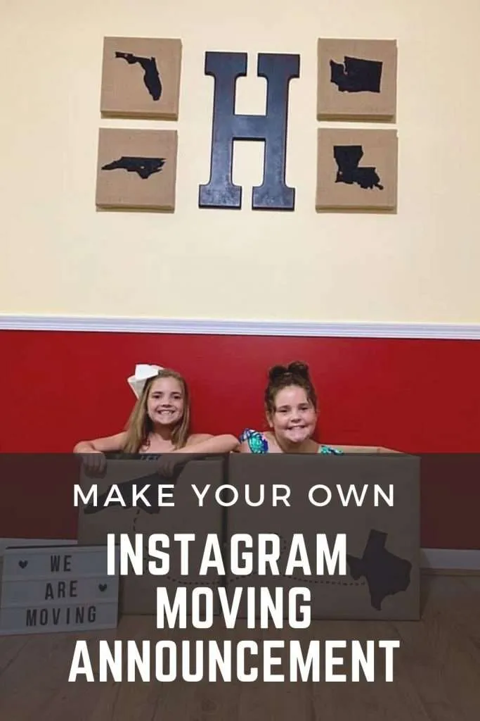 Make Your Own Instagram Moving Announcement | Finding Mandee