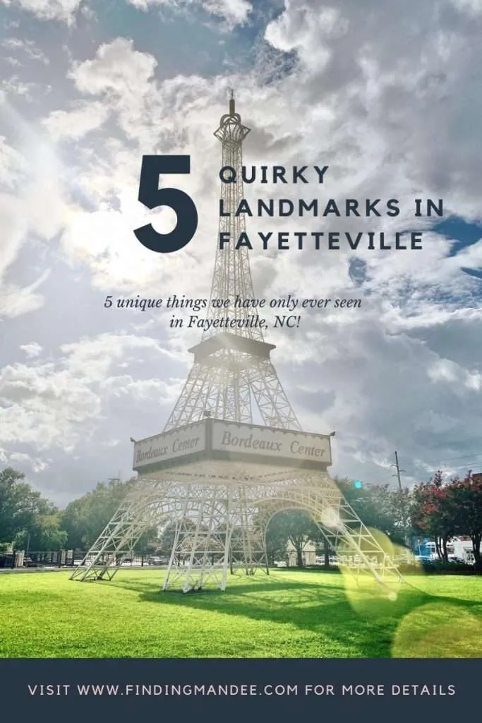 5 Quirky Landmarks in Fayetteville, NC | Finding Mandee