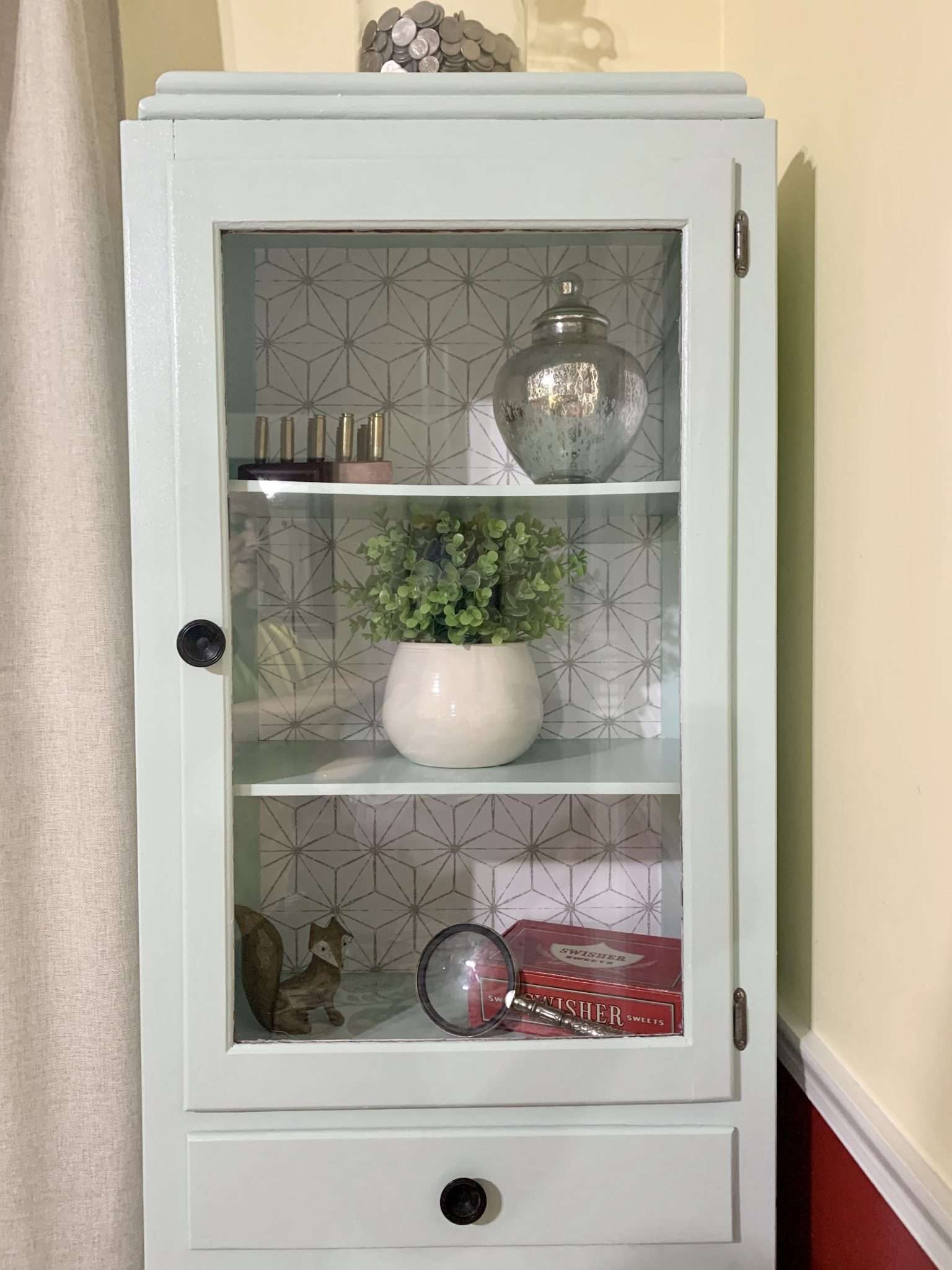 Vintage Medicine Cabinet: A Makeover - finding mandee