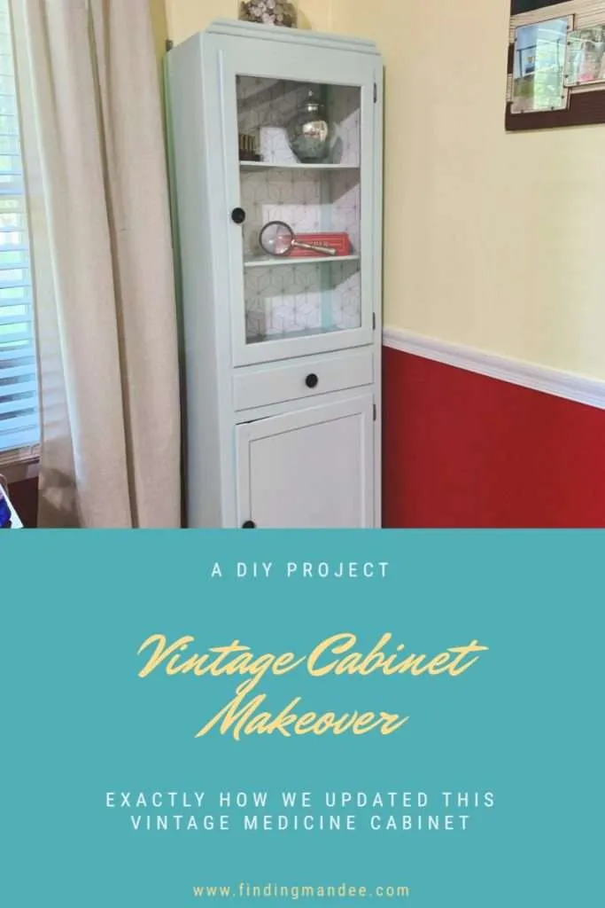 Vintage Cabinet Makeover : A DIY Project | Finding Mandee