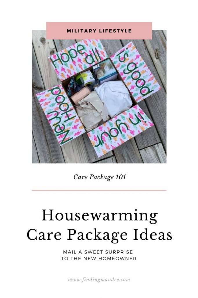 Housewarming Care Package Ideas & Puns | Finding Mandee