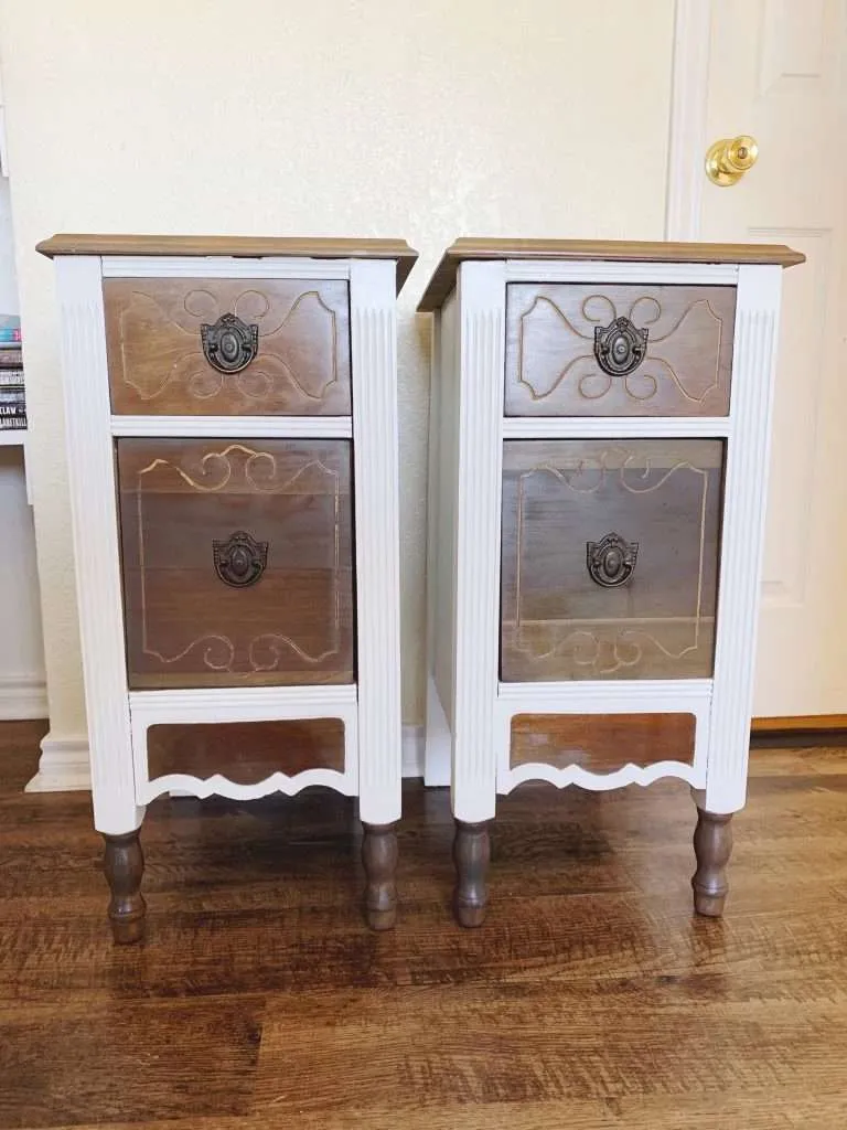 Our DIY nightstands all finished!