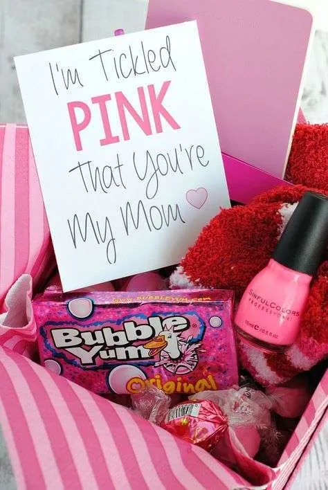 Mother's Day Care Package: I'm tickled pink that you're my mom.