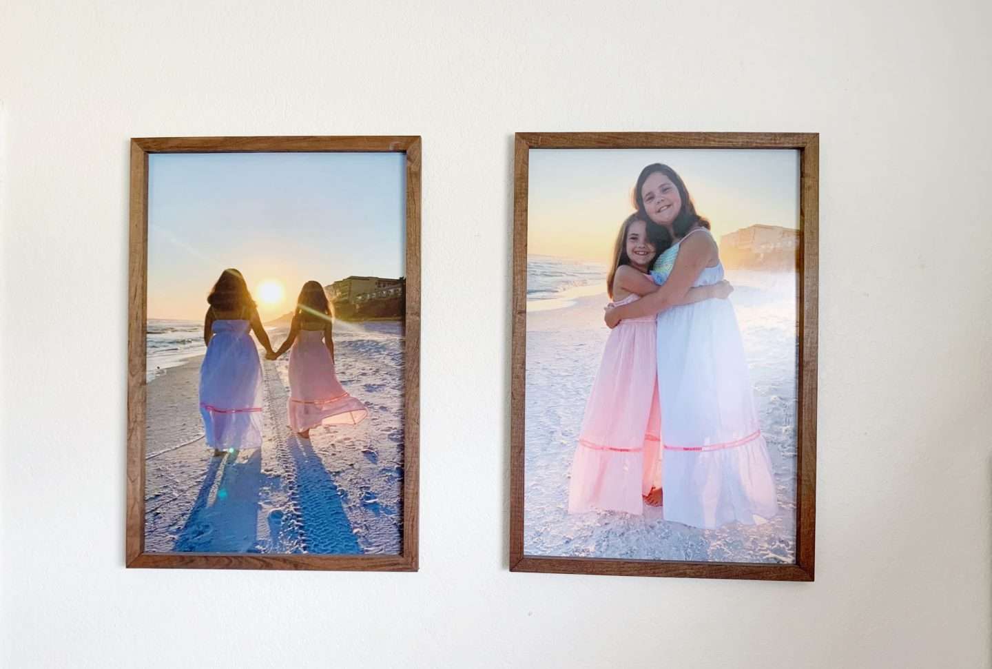How to make your own large framed photo prints.
