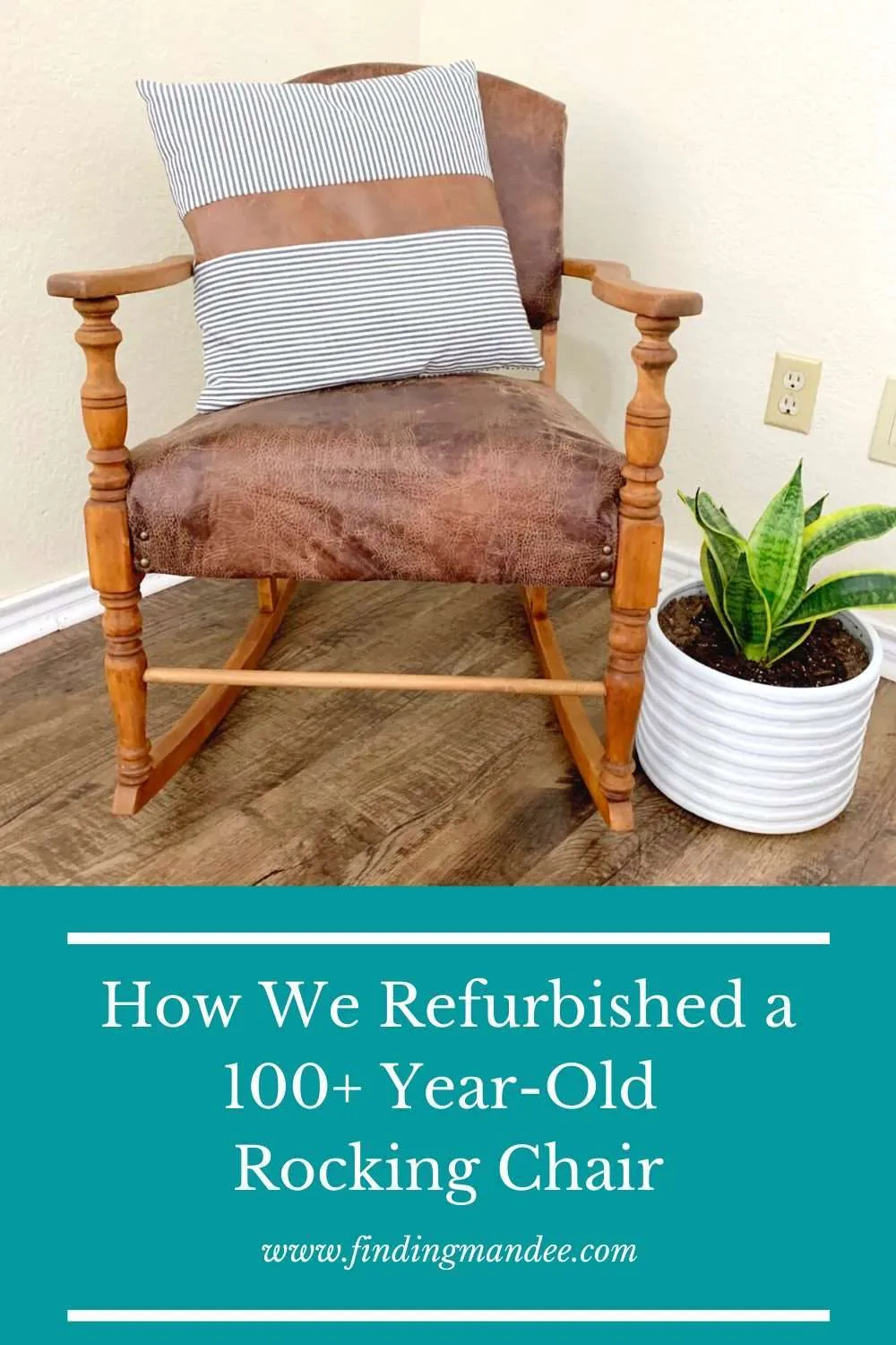 How We Refurbished a 100-Year-Old Rocking Chair | Finding Mandee