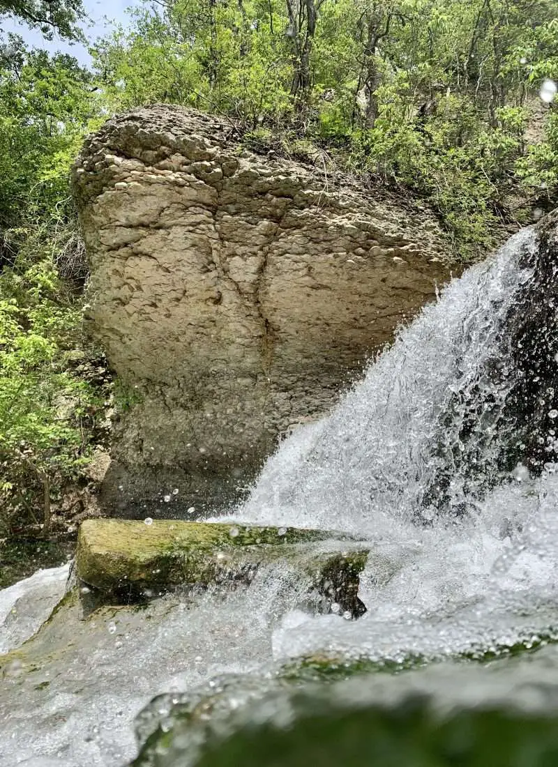 Chalk Ridge Falls in Belton, TX is one of our favorite Fort Hood hikes.