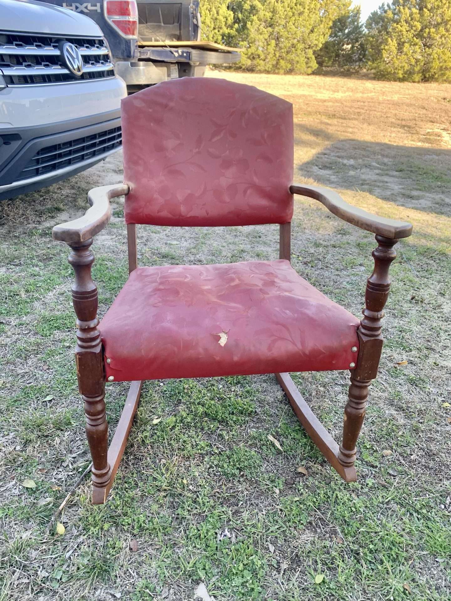 How to refurbish an old rocking chair.