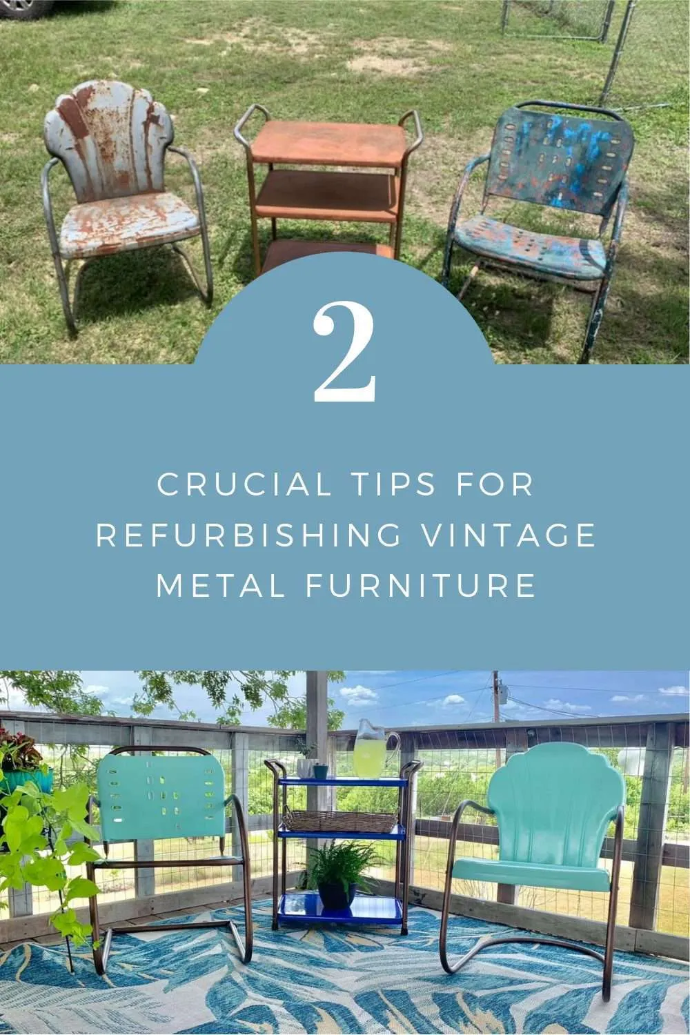2 Crucial Tips for Refurbishing Vintage Metal Chairs | Finding Mandee