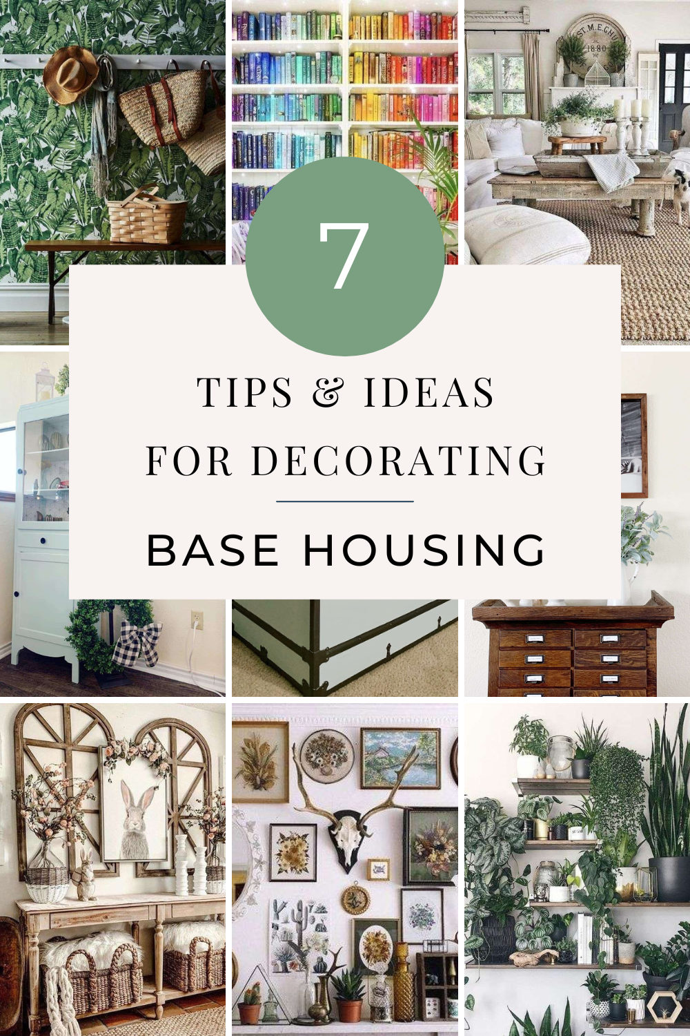 7 Tips and Ideas for Decorating Base Housing | Finding Mandee