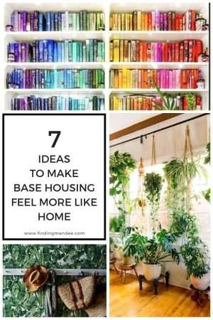 7 Ideas to Spruce Up the White Walls of Military Base Housing | Finding Mandee