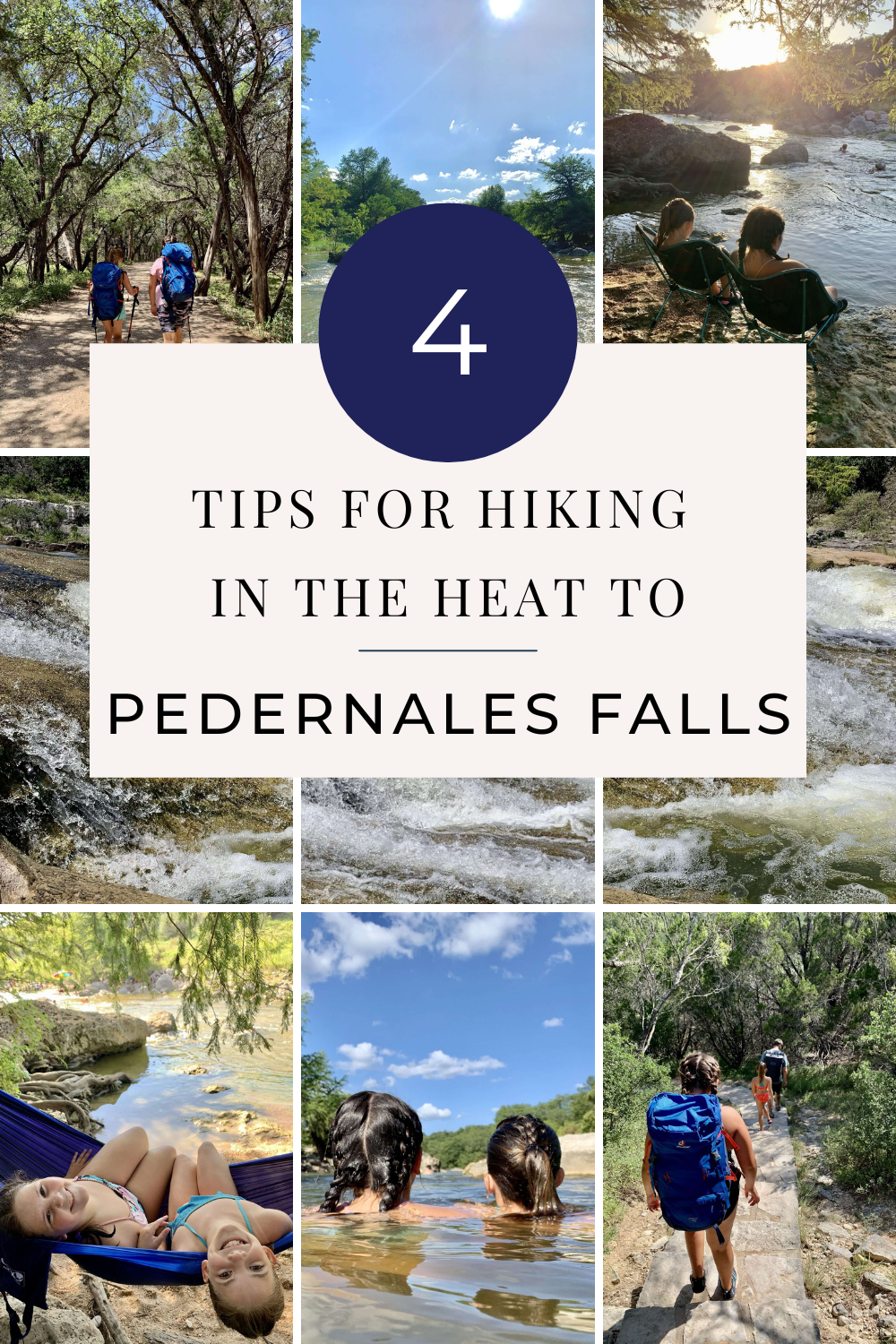 4 Tips for Hiking in the Heat to Pedernales Falls | Finding Mandee