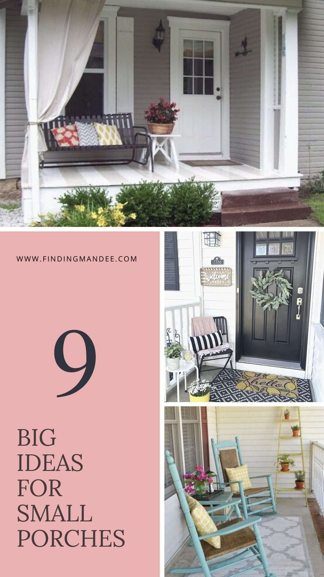 9 Big Ideas for Small Porches | Finding Mandee