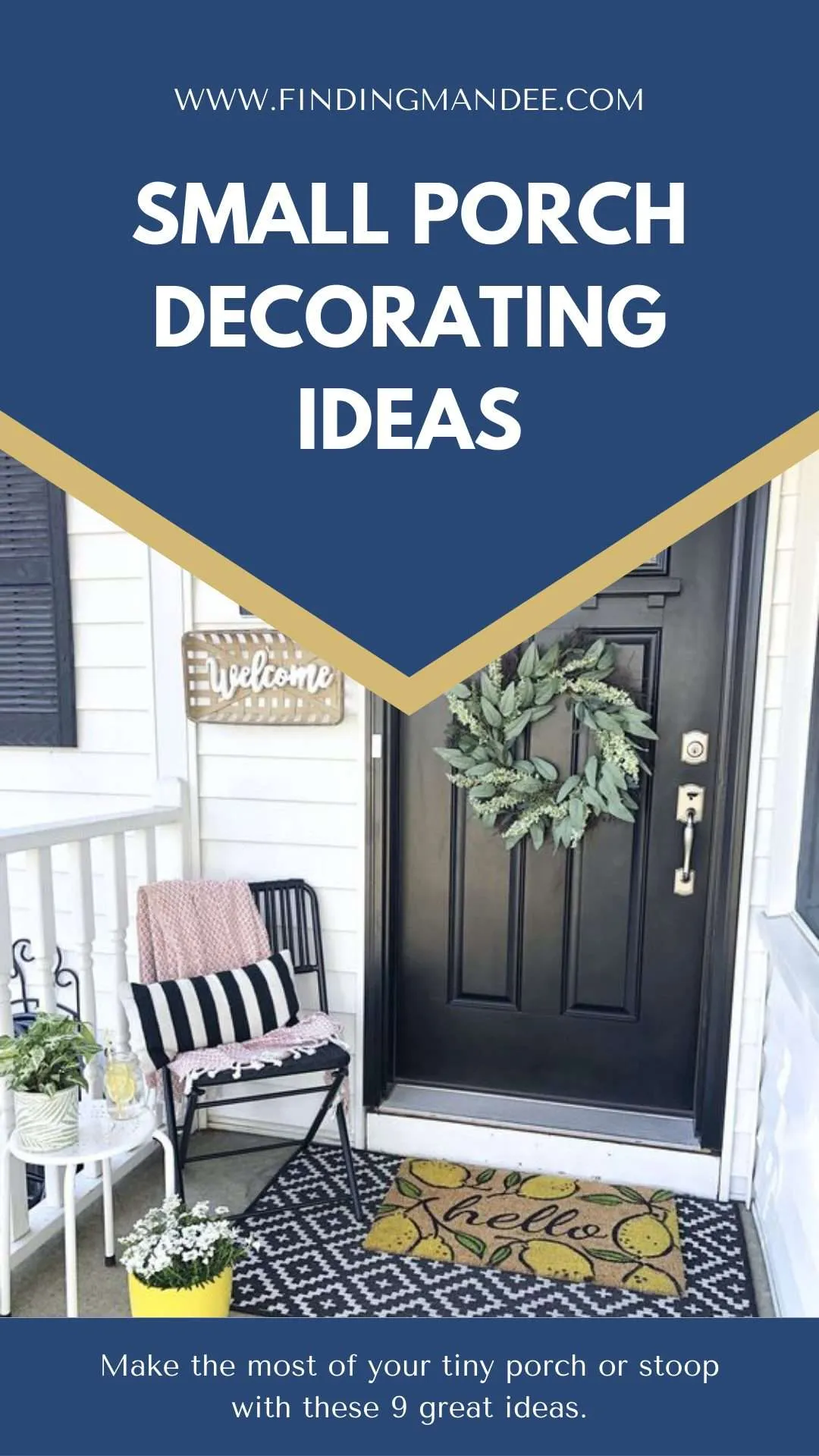 Small Porch Decorating Ideas | Finding Mandee