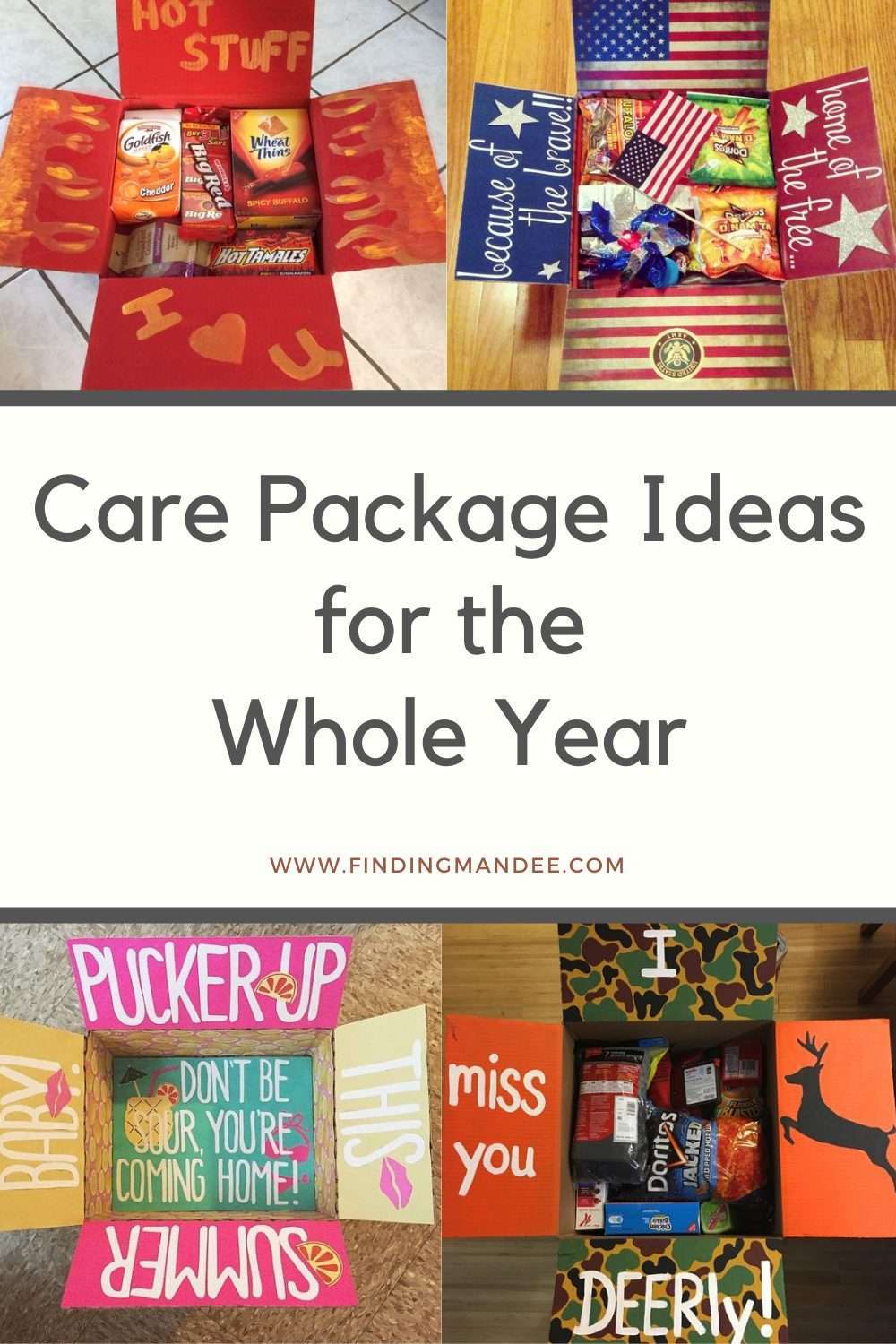 Care Package Ideas for the Whole Year | Finding Mandee