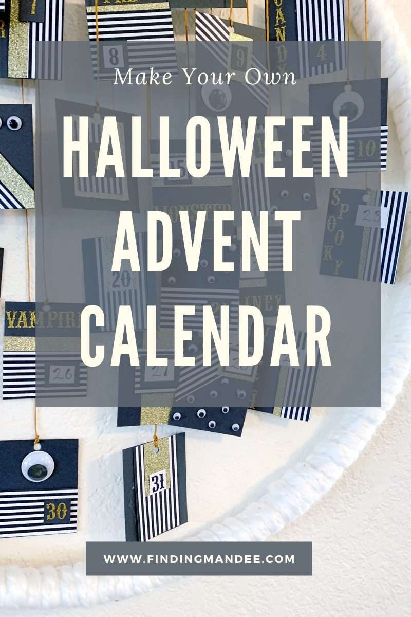 Make Your Own Halloween Advent Calendar | Finding Mandee