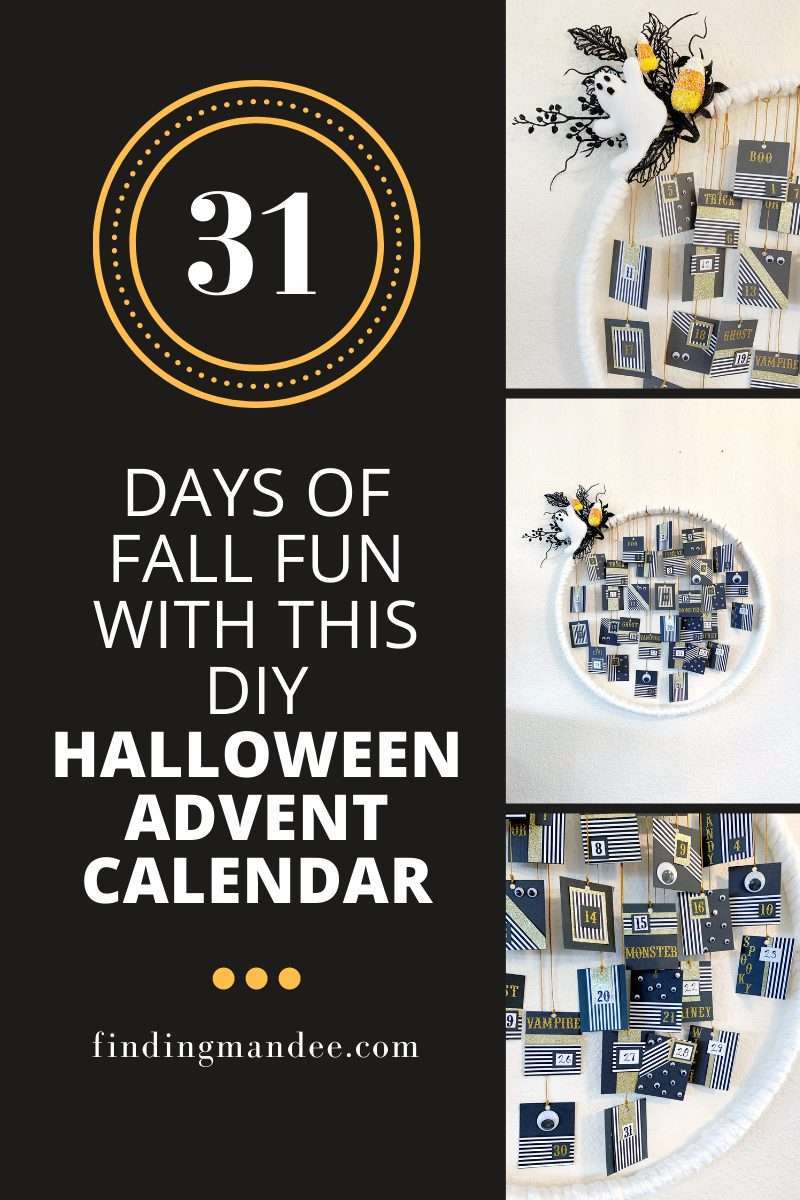 31 Days of Fall Fun with this DIY Halloween Advent Calendar | Finding Mandee