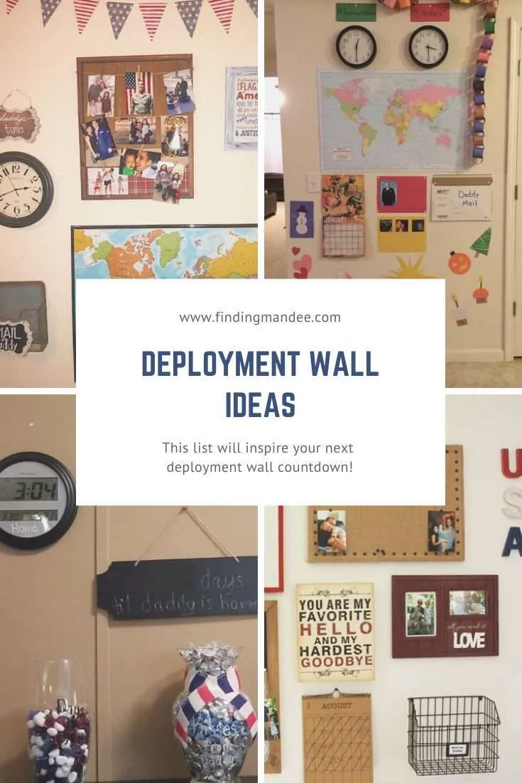 Deployment Wall and Countdown Ideas | Finding Mandee