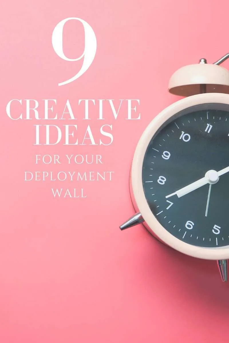 9 Creative Ideas for Your Deployment Wall | Finding Mandee