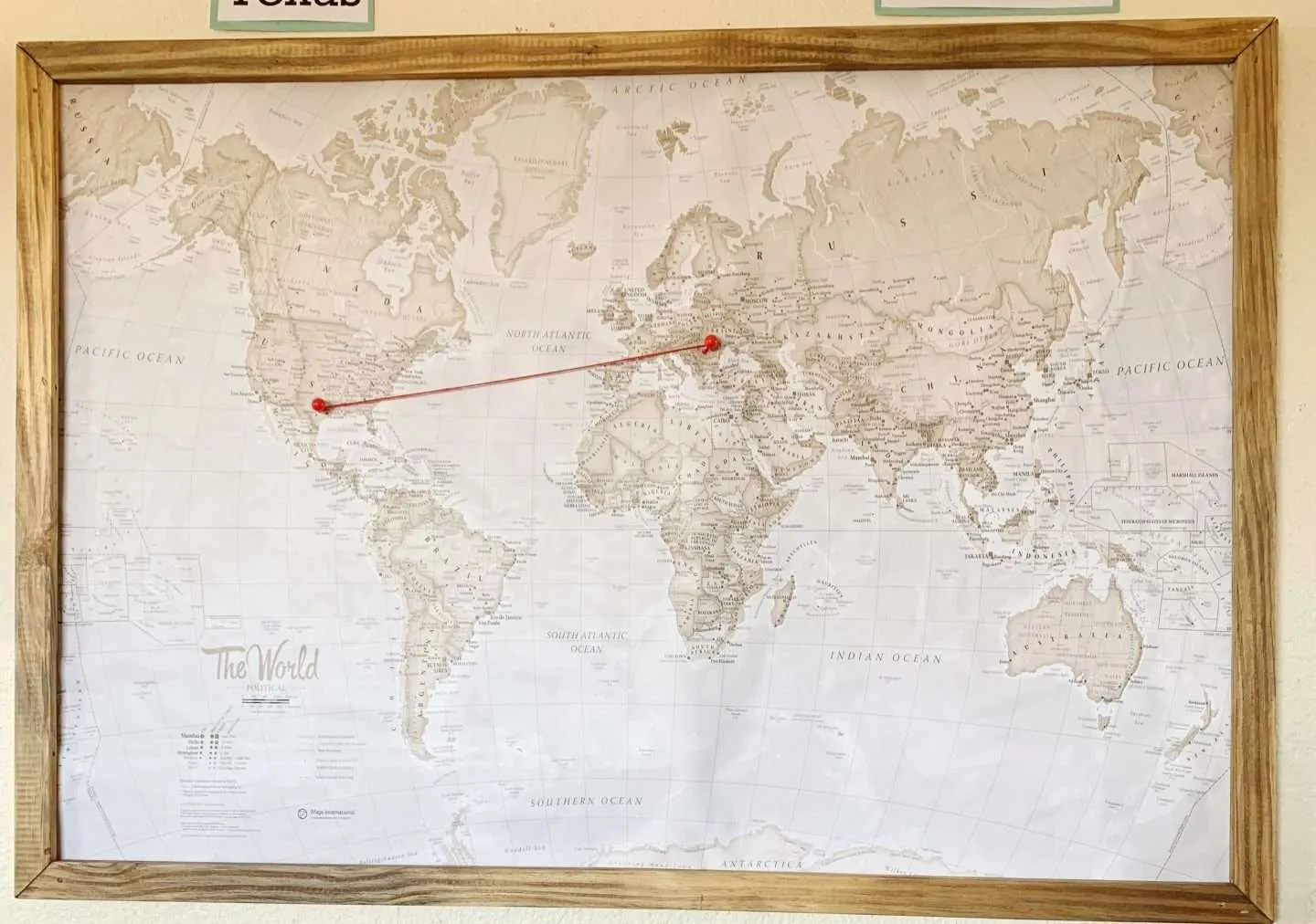 Hang a world map on your deployment wall.