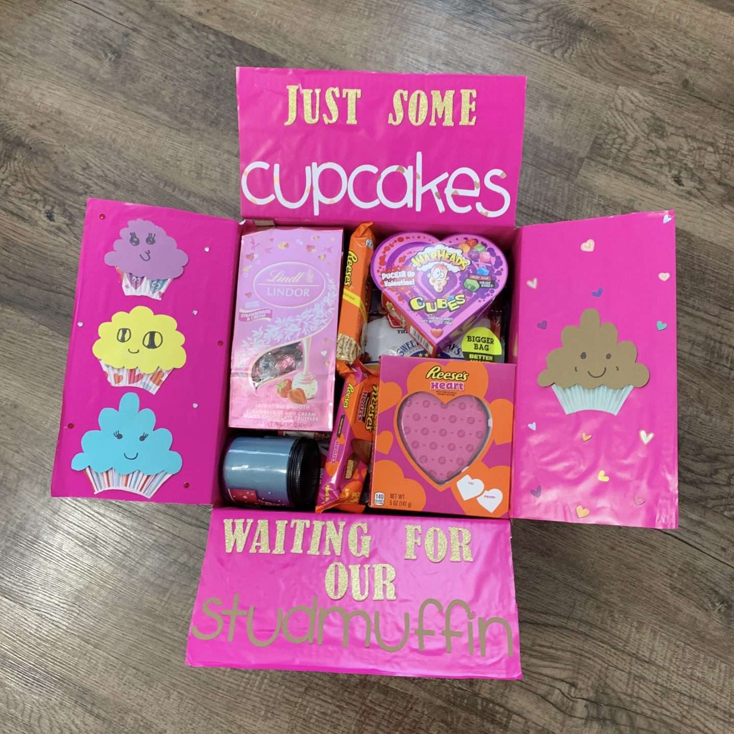 Deployment Care Packages: Valentine's Day: Just some cupcakes waiting for our stud muffin.