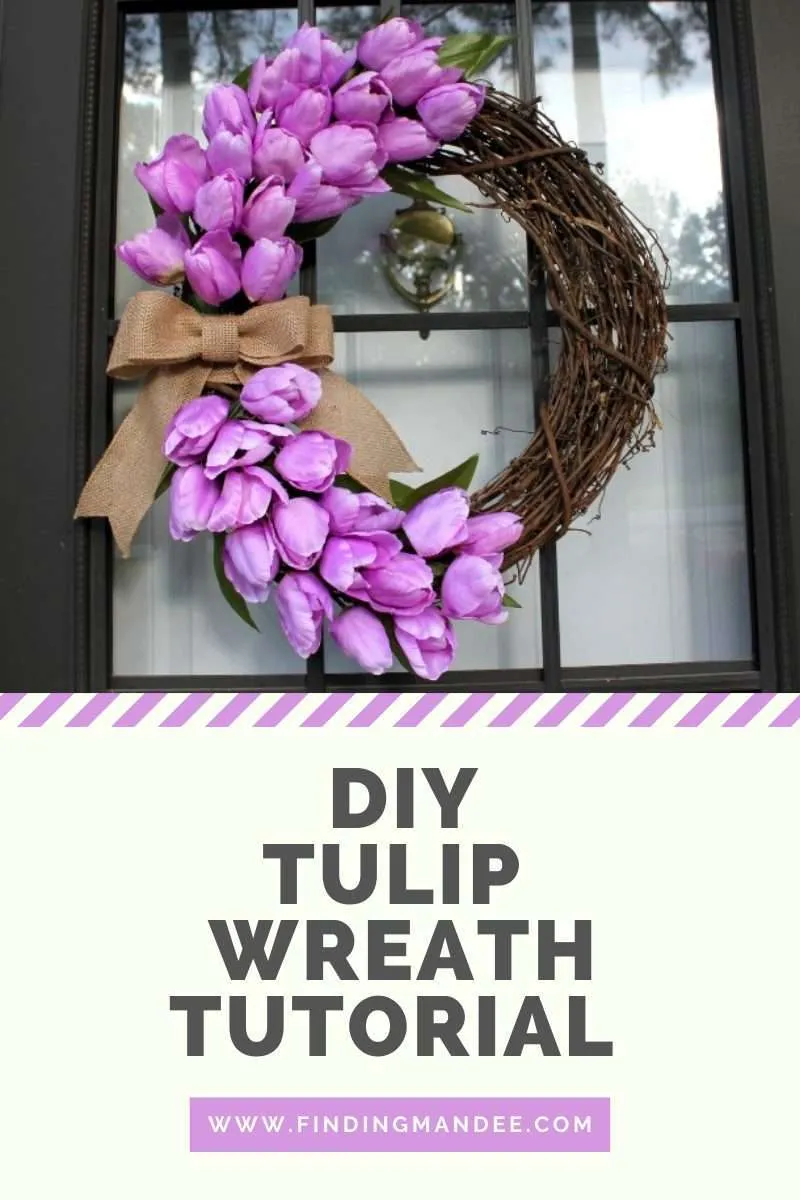 DIY Tulip Wreath Tutorial | Finding Mandee