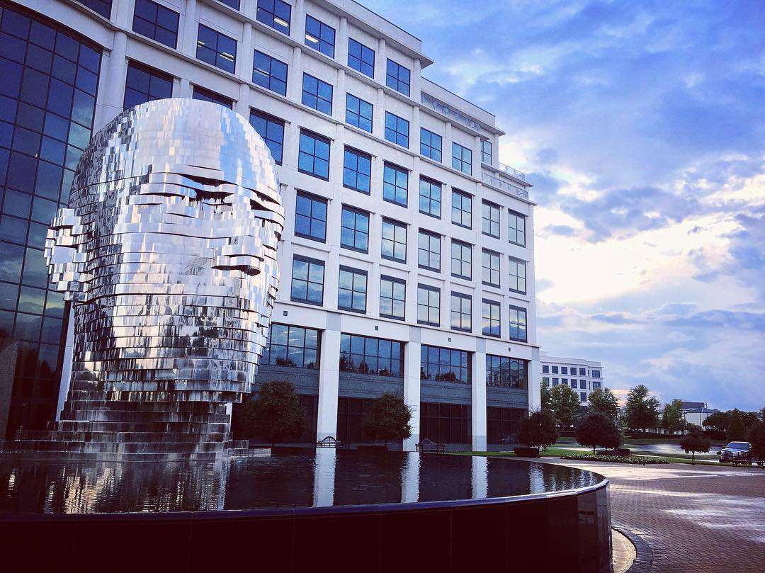 27 pictures that make Fort Bragg look good: The metalmorphosis sculpture in Charlotte, NC.