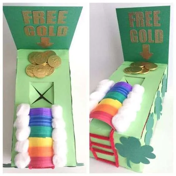 Leprechaun trap offering free gold.