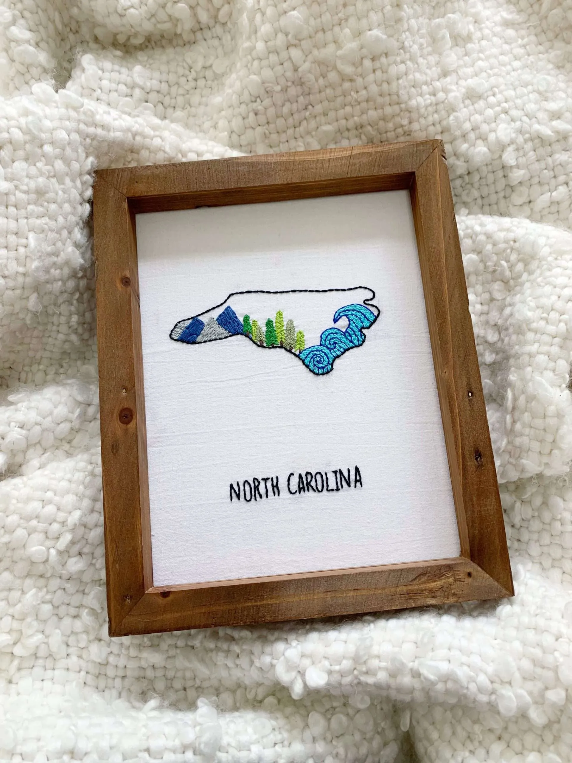 Embroidered States for military families: North Carolina - Fort Bragg