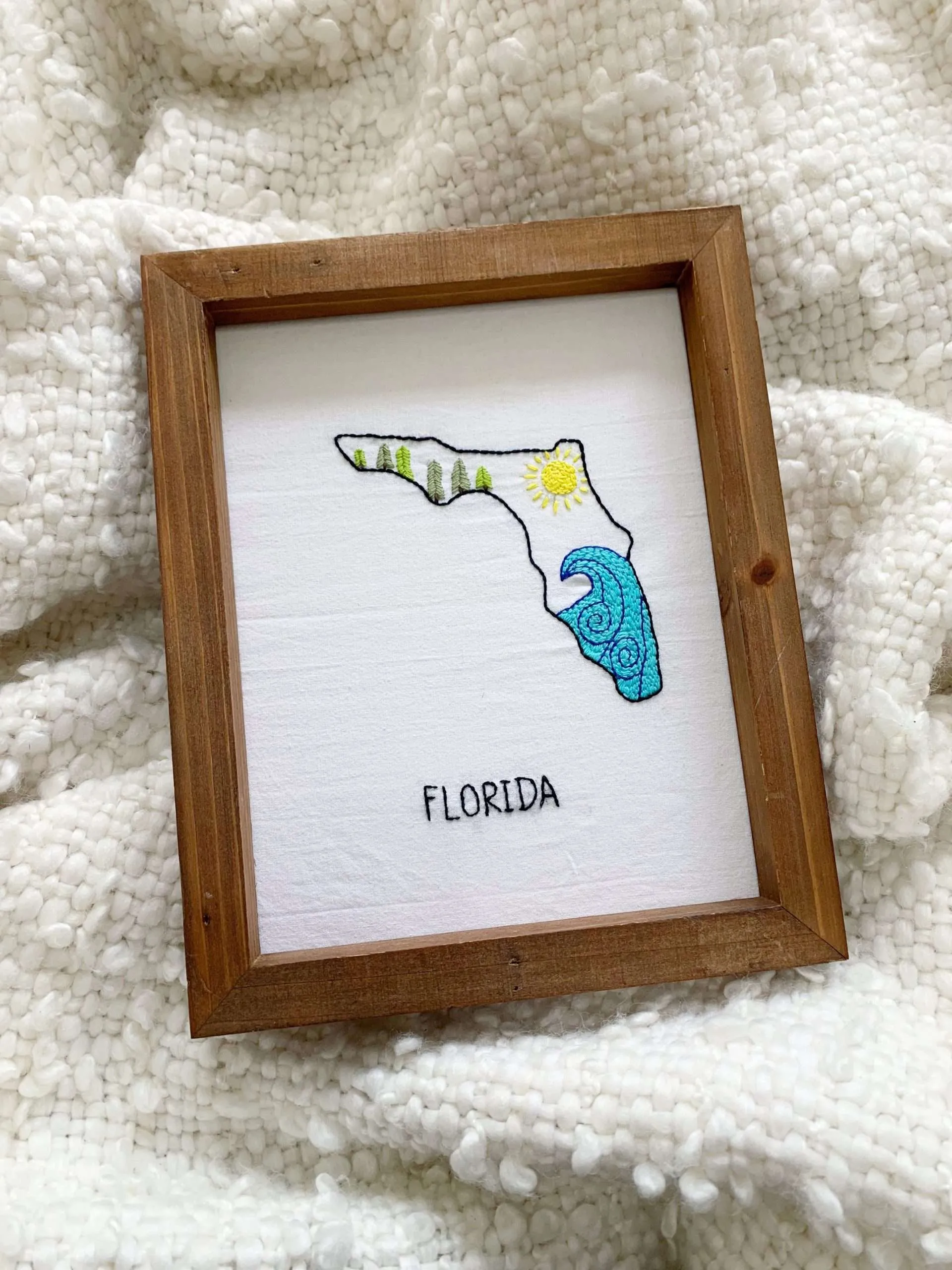 Embroidered States for military families: Florida - Eglin Air Force Base