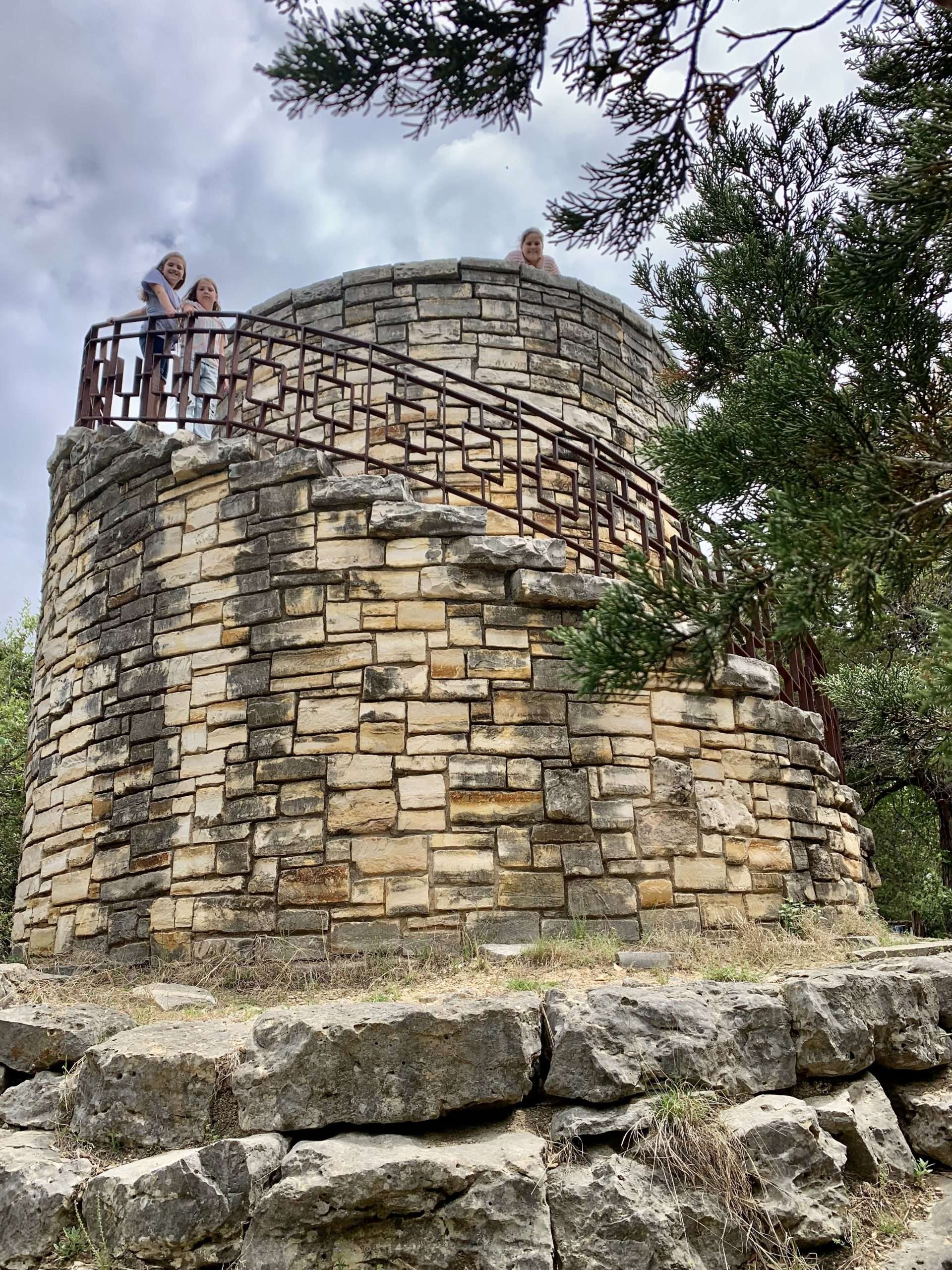The lookout tower at Mother Neff State Park in Texas.