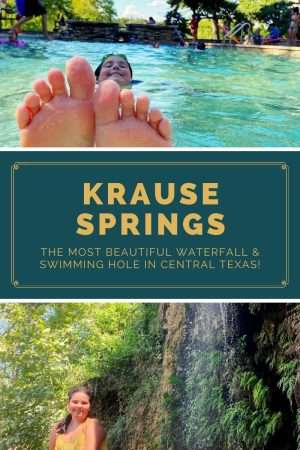 Krause Springs: The most beautiful waterfall and swimming hole in Central Texas! | Finding Mandee