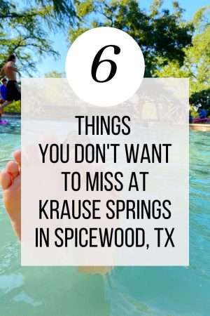 6 Things You Don't Want to Miss at Krause Springs in Spicewood, Texas | Finding Mandee