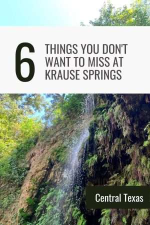 6 Things You Don't Want to Miss at Krause Springs in Spicewood, TX | Finding Mandee
