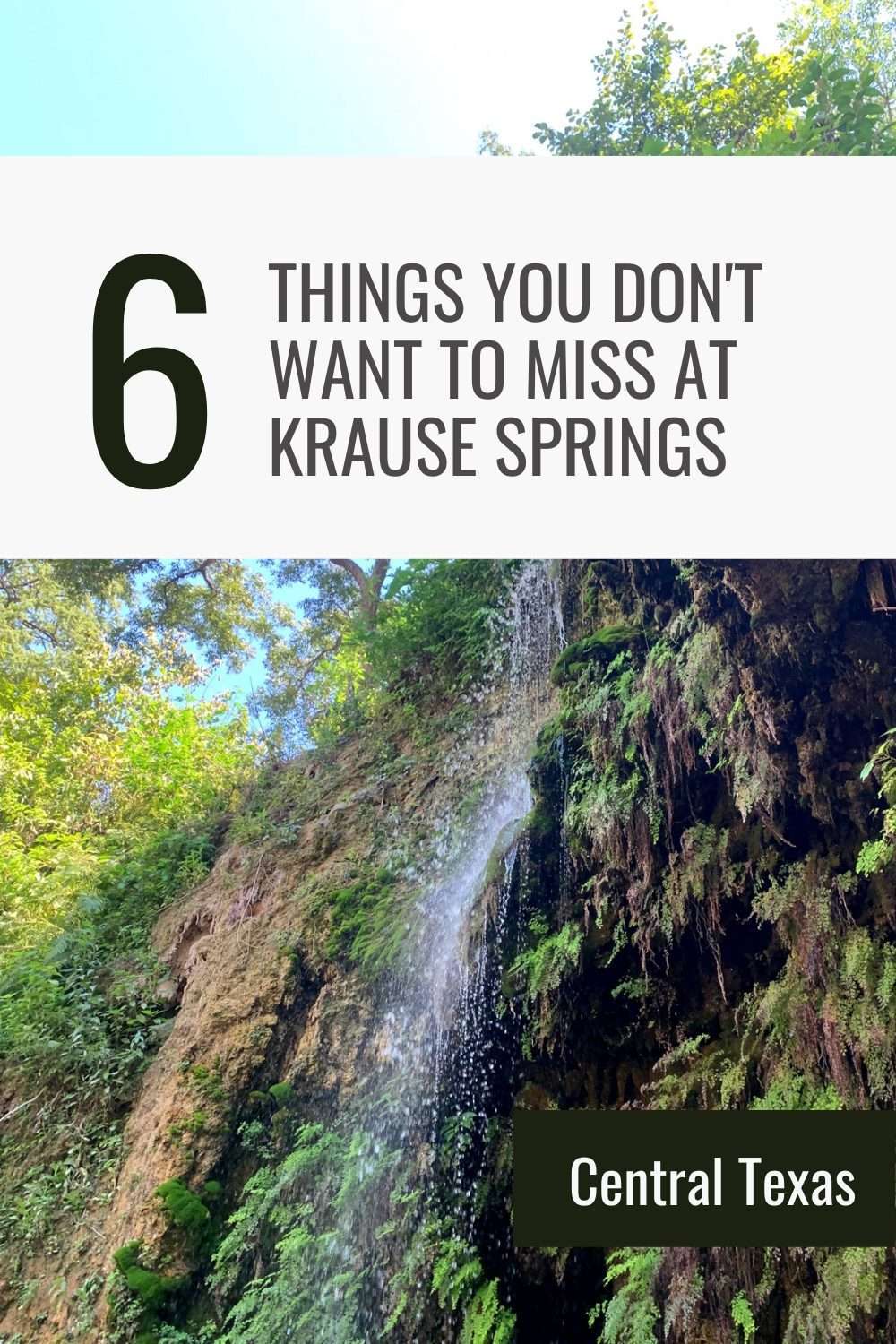 6 Things You Don't Want to Miss at Krause Springs in Spicewood, TX | Finding Mandee
