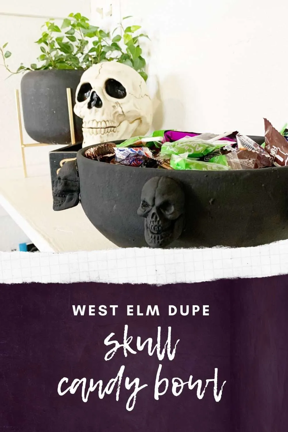 West Elm Dupe: Skull Candy Bowl Tutorial | Finding Mandee