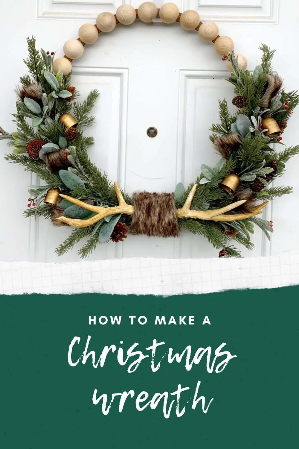 How to Make a Christmas Wreath for Your Front Door | Finding Mandee