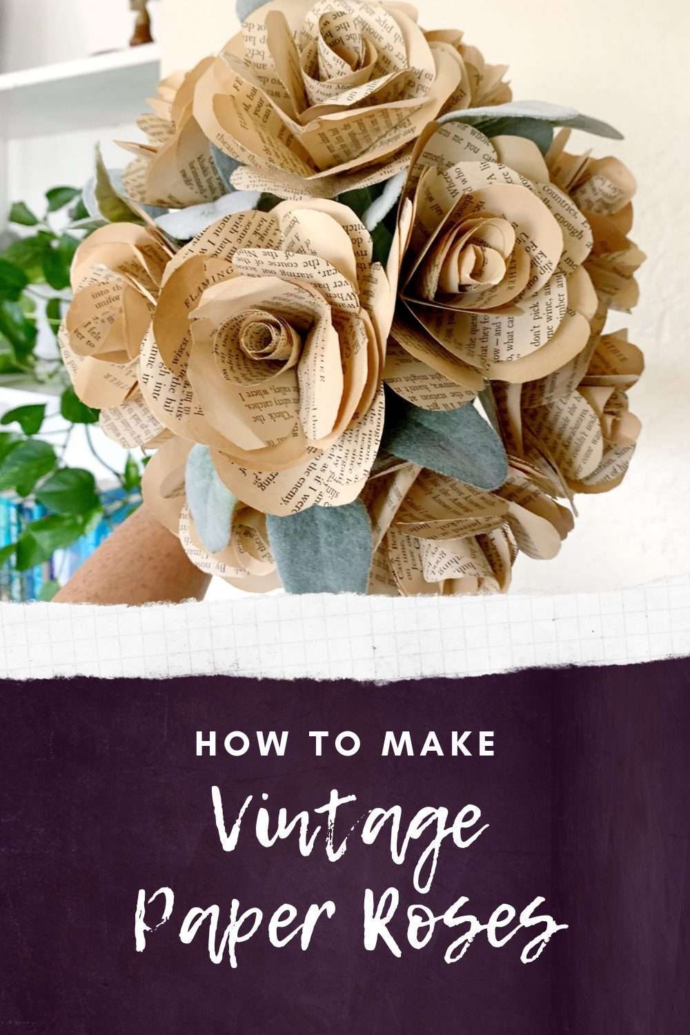 How to Make Vintage Paper Roses | Finding Mandee
