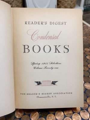 Vintage 1955 Readers Digest collection of short stories.