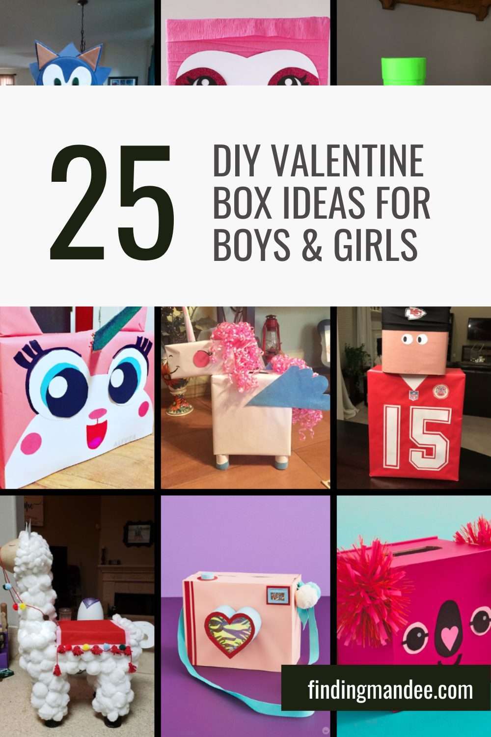 25 DIY Valentine Box Ideas for Kids - finding mandee
