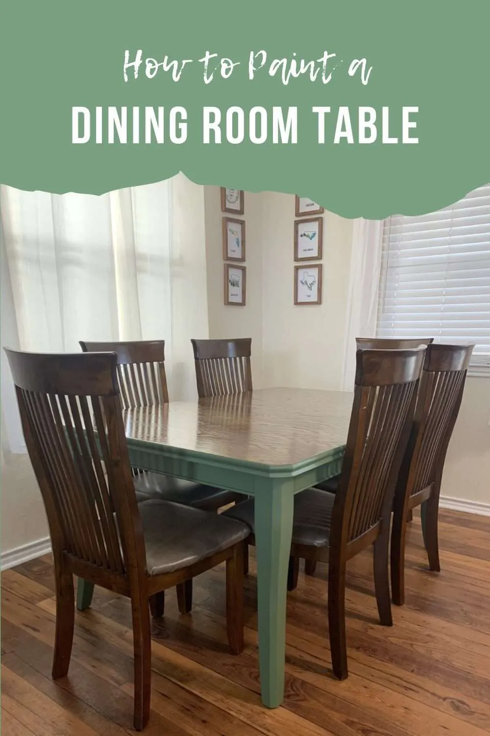 How to Paint a Dining Room Table | Finding Mandee