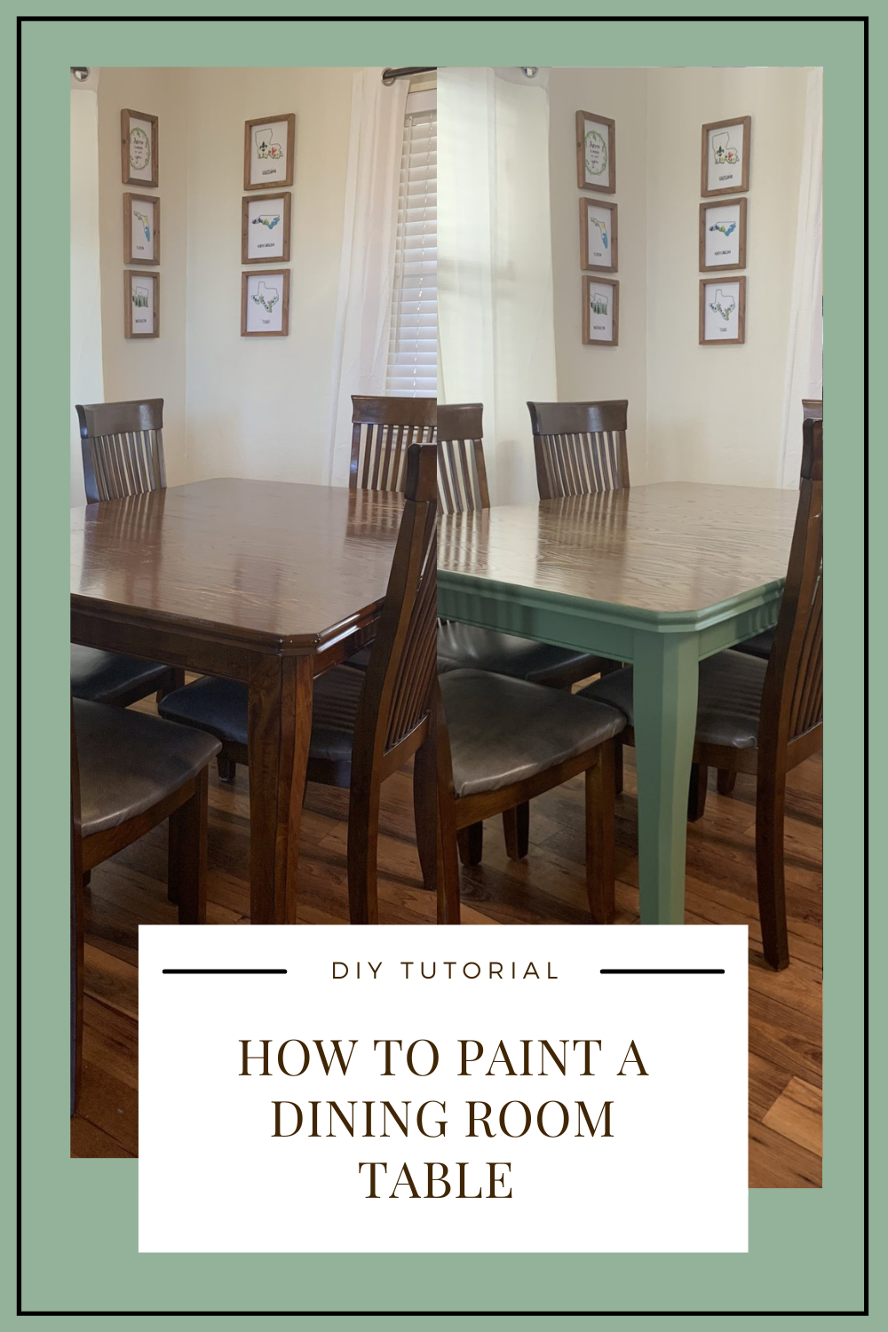 How to Paint a Dining Room Table: A DIY Tutorial | Finding Mandee