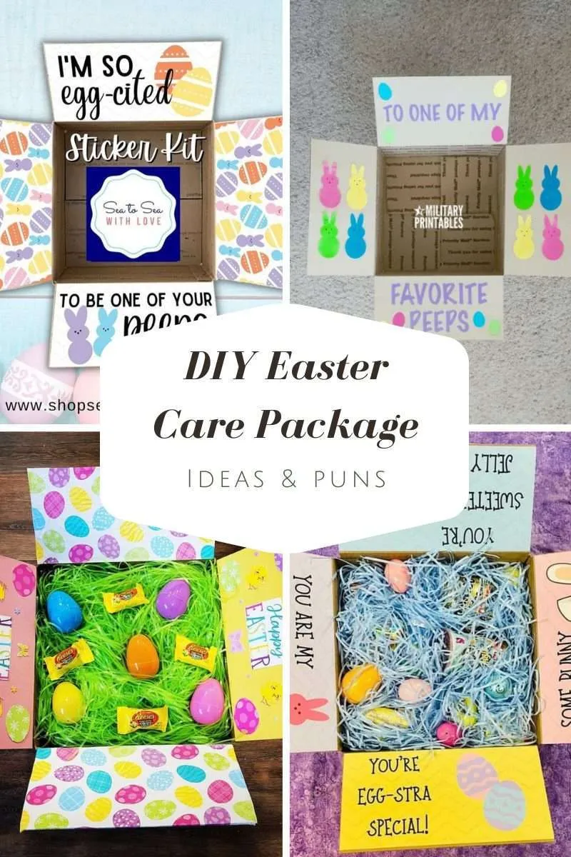 DIY Easter Care Package Ideas and Puns | Finding Mandee