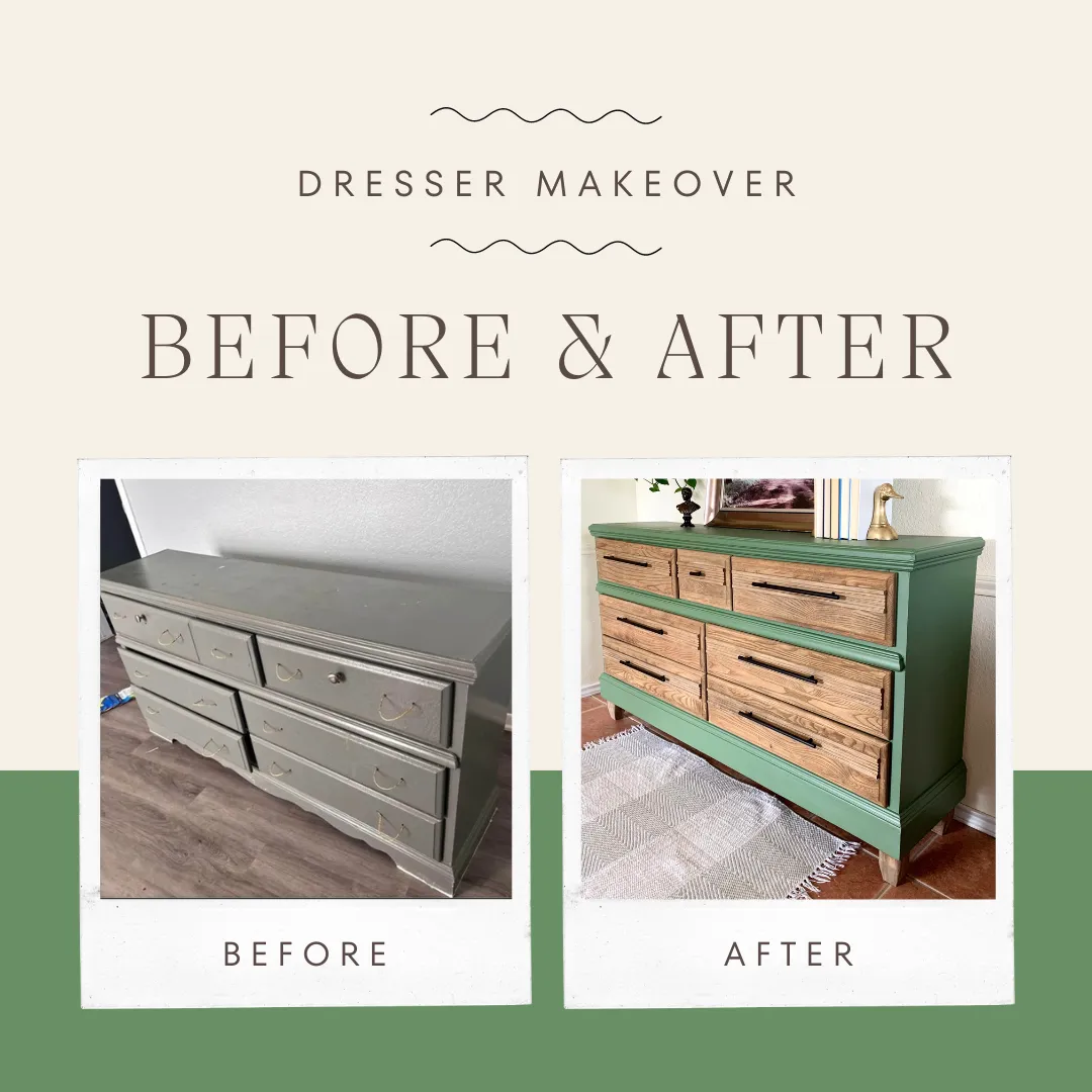 Before and After Dresser Makeover | Finding Mandee